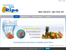 Tablet Screenshot of frutasripo.com